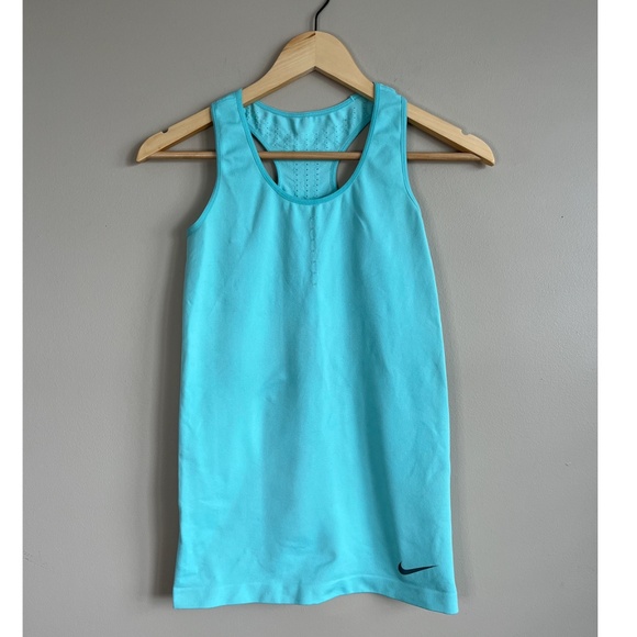 NIKE | Full Length Blue Workout Tank (size small) - Picture 1 of 3